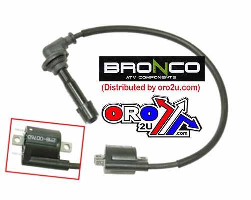 Bronco Ignition Coil Ht Yamaha Bronco at-01698 No Spark Plug Cap Included