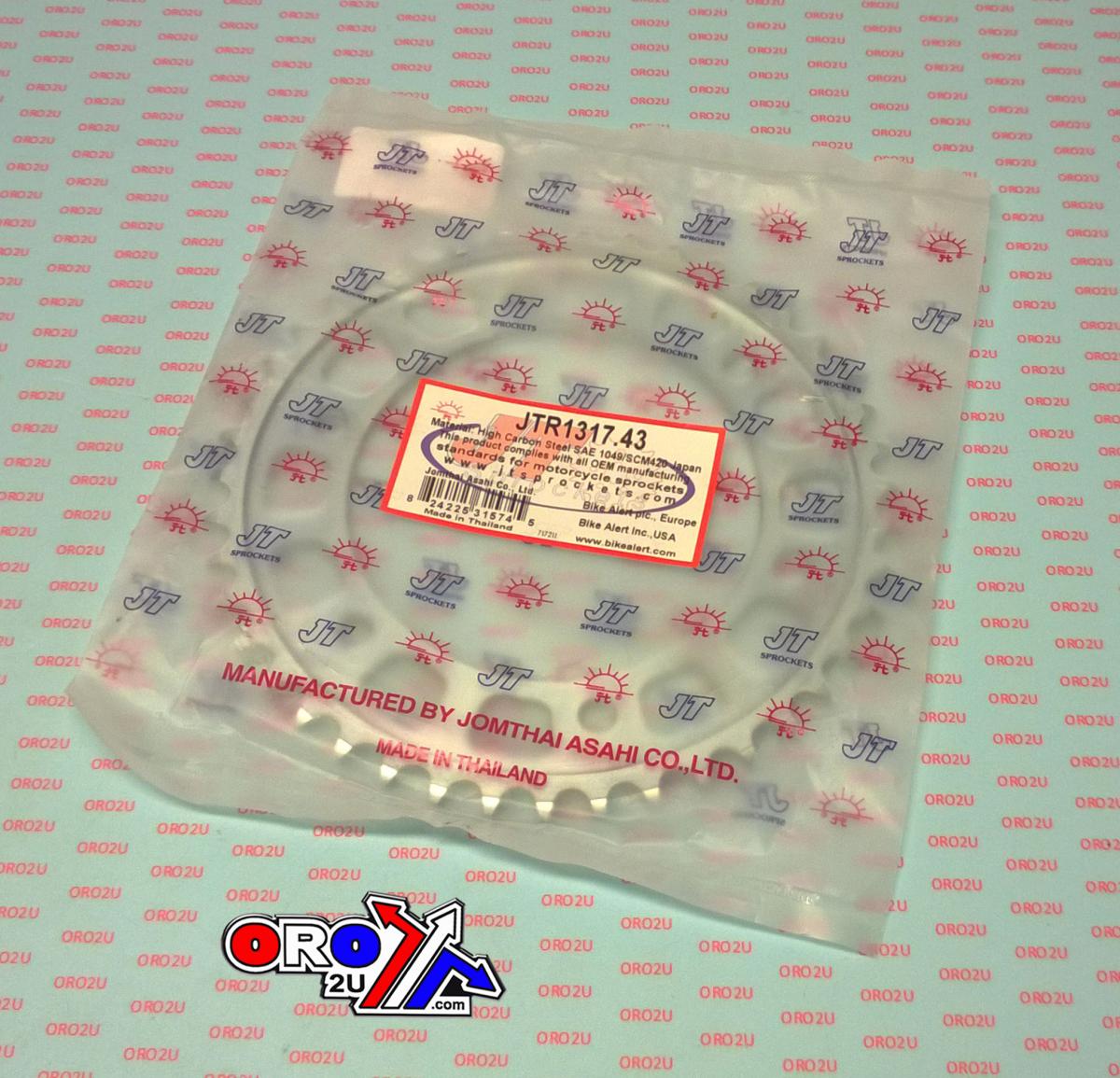 JT Rear Sprocket Jtr1317.43, 525 Chain