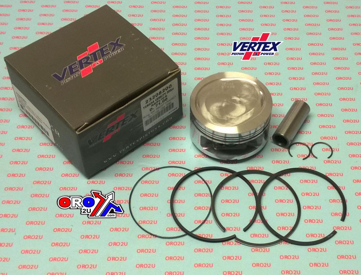 Vertex Piston Kit Vertex 70.0 Yamaha Majesty 250, Vertex 23208100 Os +1.00