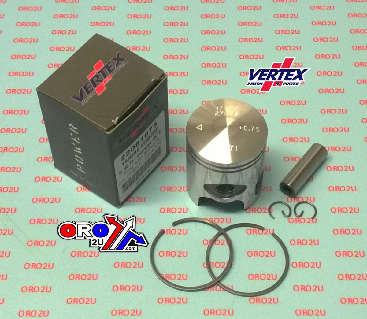 Vertex Piston Kit Vertex 41.00 CT50S Breeze Crz, Vertex 22081100 Yamaha 50cc Os +1.00