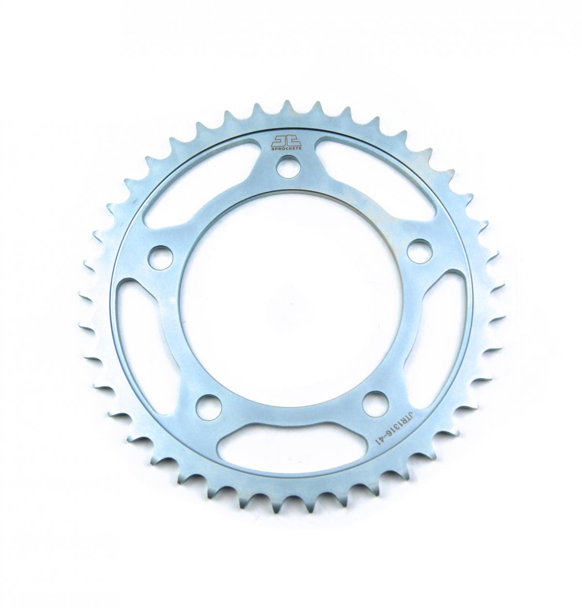 JT Rear Sprocket Jtr1316.43 Steel Black, Honda Road
