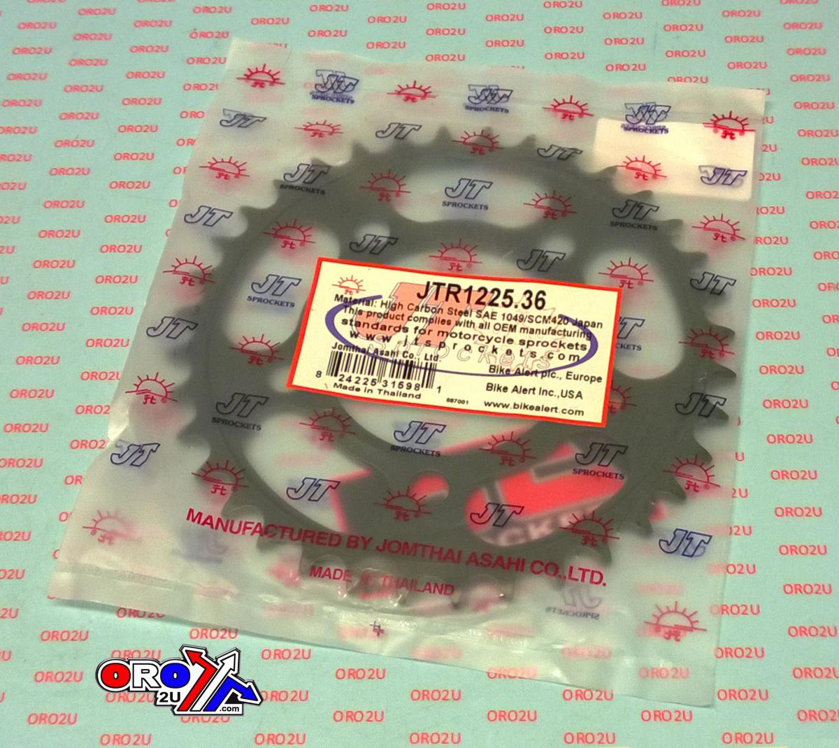 JT Rear Sprocket Jtr1225.36 Steel, Road