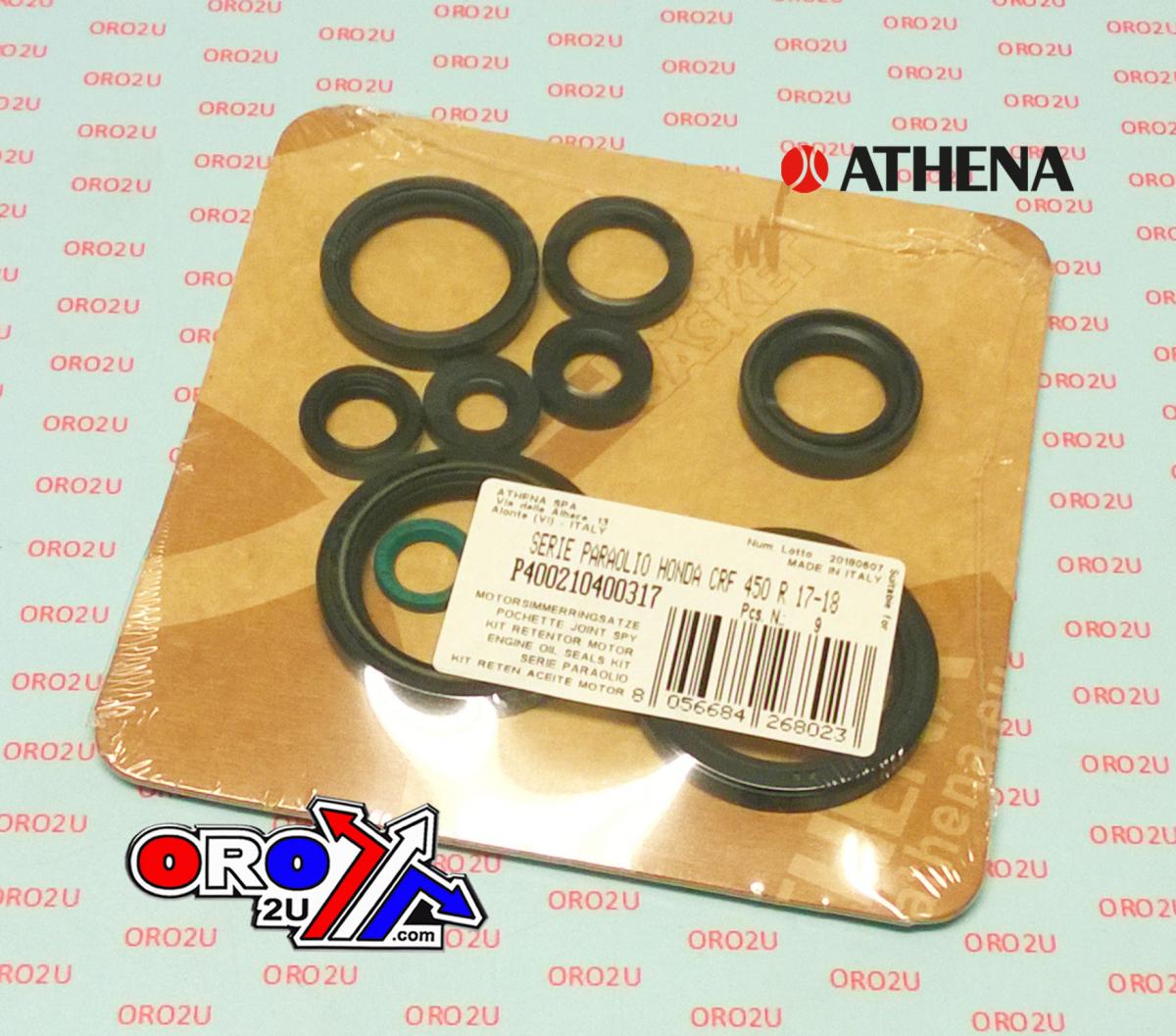 Athena Engine Oil Seal Set CRF 450 17-20, Athena P400210400317 Honda