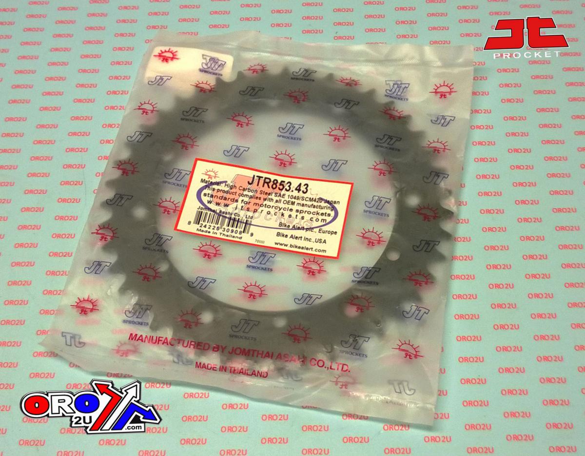 JT Rear Sprocket Steel JTR853.43 Black