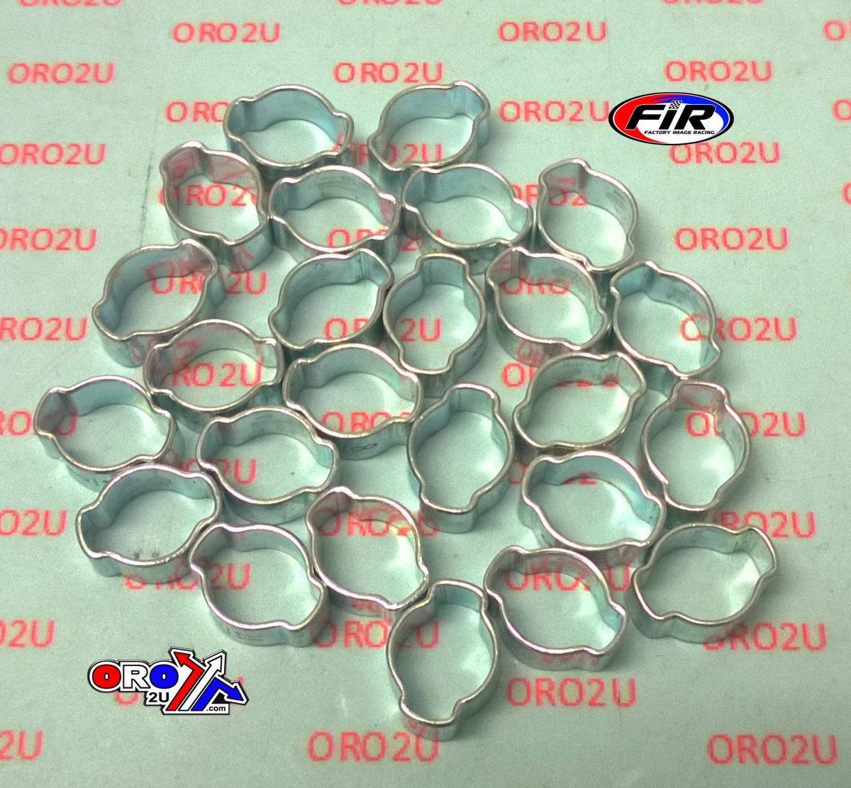 FIR Steel O Clip 3/8 Pack of 25, 8>11mm, / Oc1