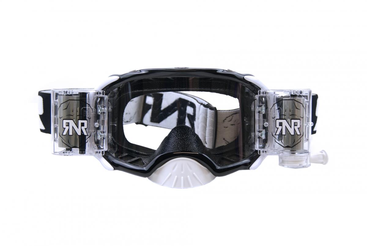 Rip-N-Roll Rnr Platinum WVS-V2 48MM, Black Goggle, Roll Off, GAC230, Wide Vision System