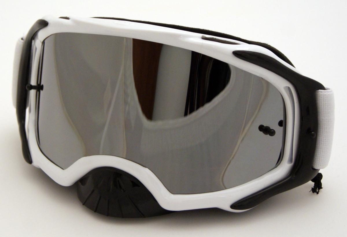 Rip-N-Roll Rnr Platinum Tear Off Mirrored, White Goggle, GAM22, Tear Off