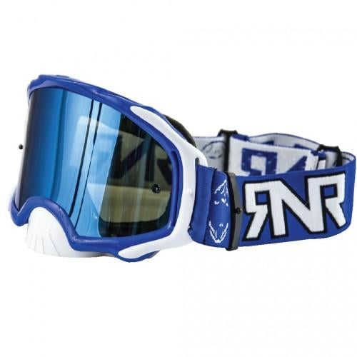 Rip-N-Roll Rnr Platinum Tear Off Mirrored, Blue Goggle, GAM44, Tear Off