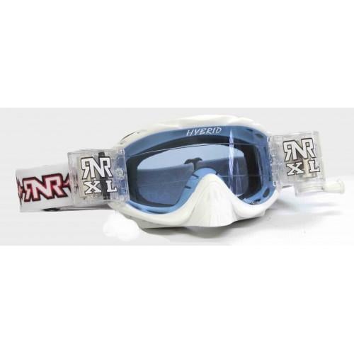 Rip-N-Roll Rnr Hybrid White XL Roll & Tear Off, White Goggle, 36MM Roll Off, GH22XL, Roll & Tear Off