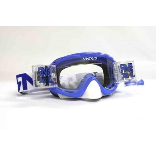 Rip-N-Roll Rnr Hybrid Nobo Blue XL Roll & Tear Off, Nobo Blue Goggle, 36MM Roll Off, GH441XL, Roll & Tear Off