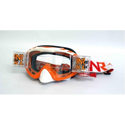 Rip-N-Roll Rnr Hybrid Orange XL Roll & Tear Off, Orange Goggle, 36MM Roll Off, GH461XL, Roll & Tear Off