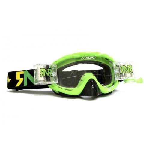 Rip-N-Roll Rnr Hybrid Lime Green Fully Loaded Roll Off, Lime Green Goggle, GH471, Roll & Tear Off