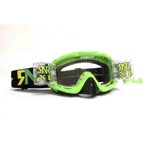 Rip-N-Roll Rnr Hybrid Lime Green XL Roll & Tear Off, Lime Green Goggle, 36MM Roll Off, GH471XL, Roll & Tear Off