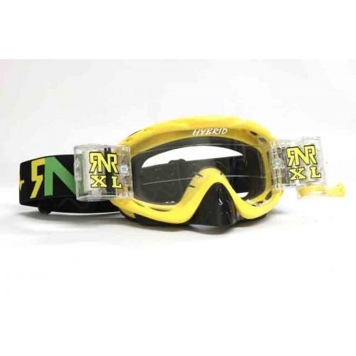 Rip-N-Roll Rnr Hybrid Yellow XL Roll & Tear Off, Yellow Goggle, 36MM Roll Off, GH48XL, Roll & Tear Off