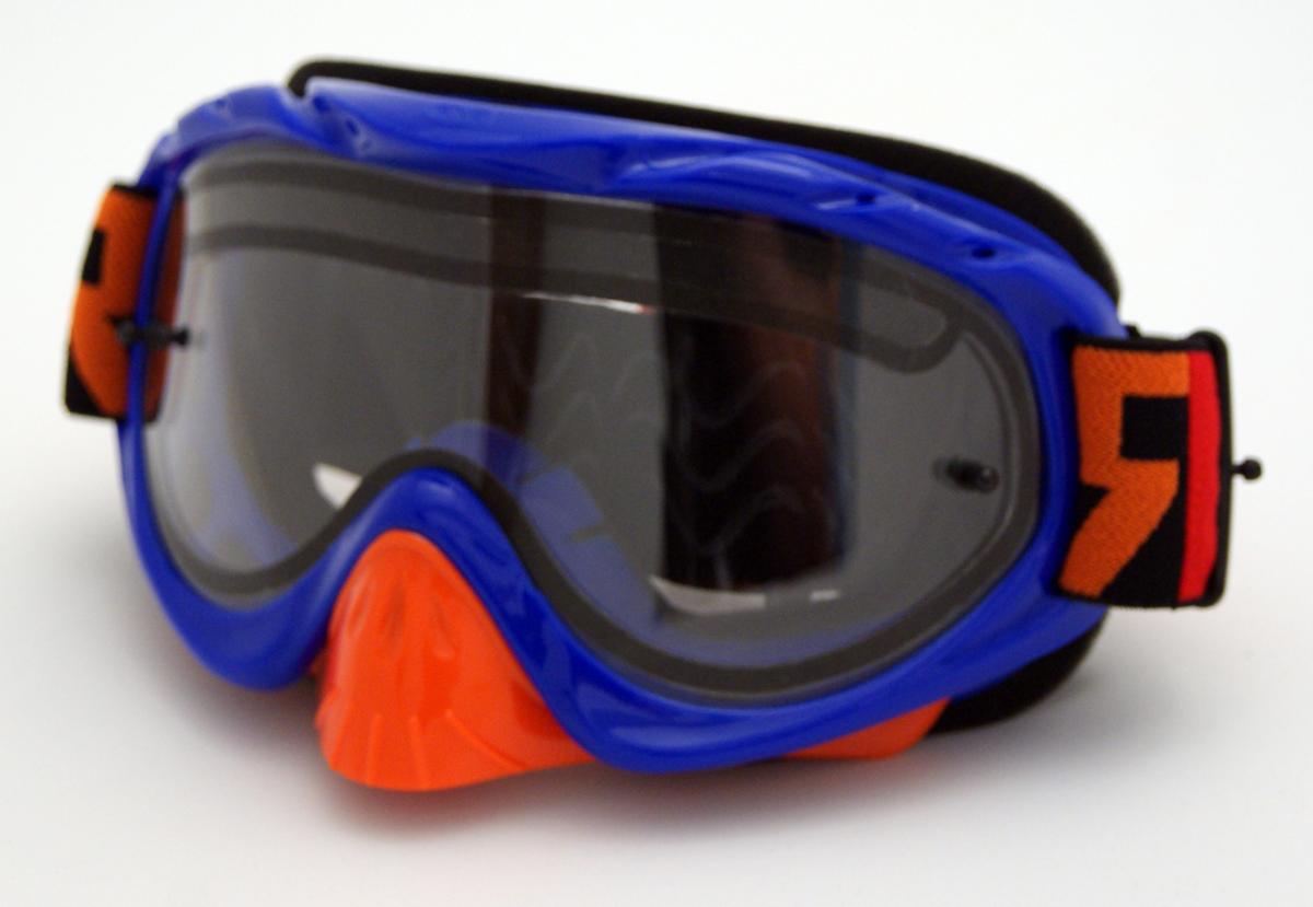 Rip-N-Roll Rnr Hybrid Blue/orange Vented Lens, Blue/orange KTM Goggle, GH446DV, Vented Lens