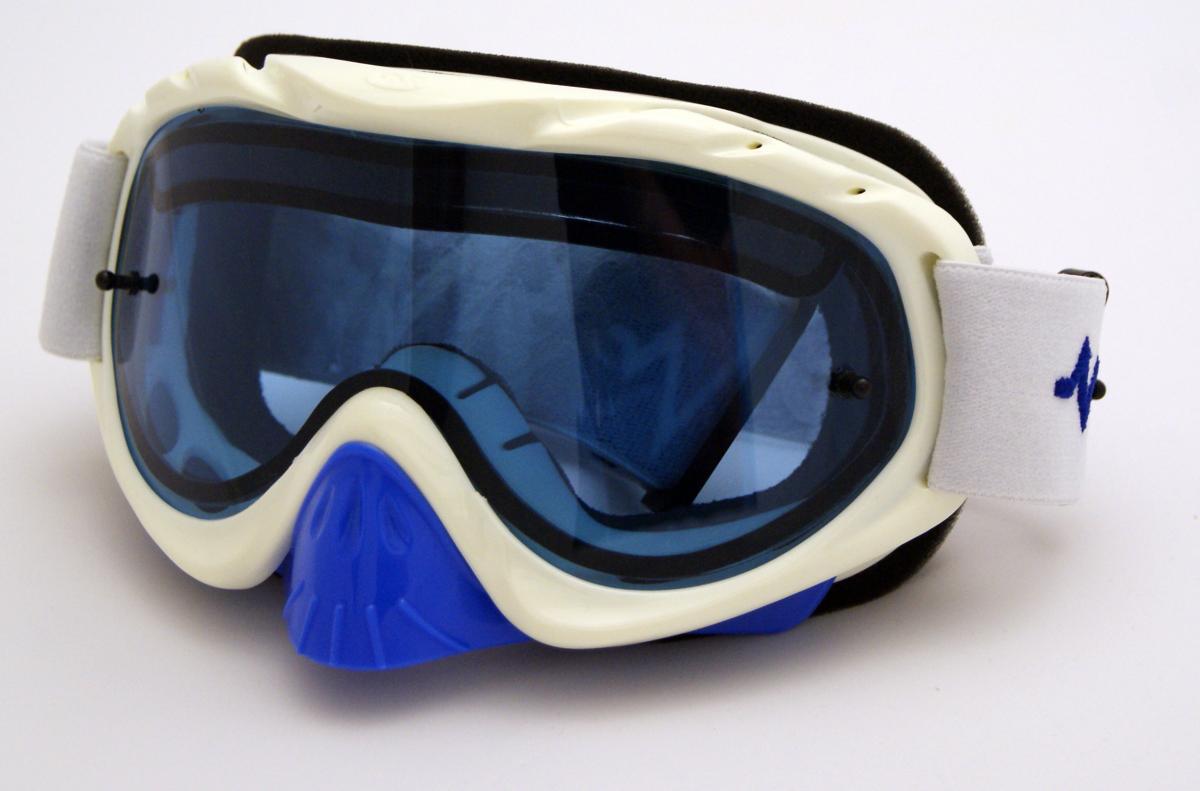 Rip-N-Roll Rnr Hybrid White/blue Vented Lens, White/blue Limited Edition Goggle, GH224DV, Vented Lens