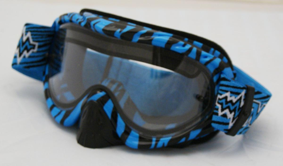 Rip-N-Roll Rnr Hybrid Wild Bl/bk Vented Lens, Wild Blue & Black Goggle, GH364DV, Vented Lens