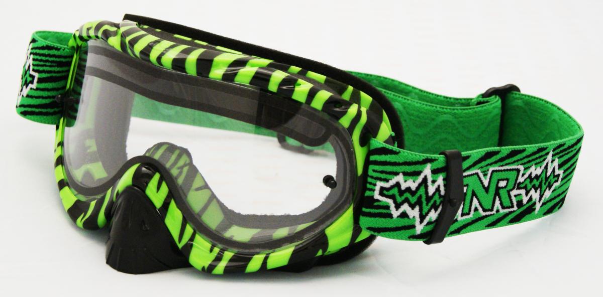 Rip-N-Roll Rnr Hybrid Wild Gn/bk Vented Lens, Wild Green & Black Goggle, GH367DV, Vented Lens
