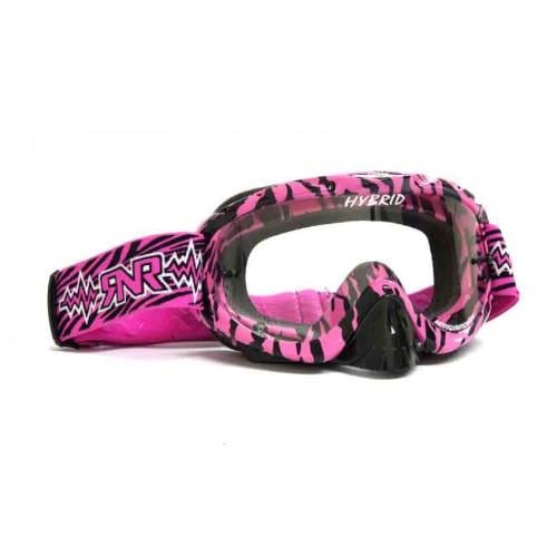 Rip-N-Roll Rnr Hybrid Wild Pk/bk Tear Off, Wild Pink & Black Goggle, GH369TO, Tear Off