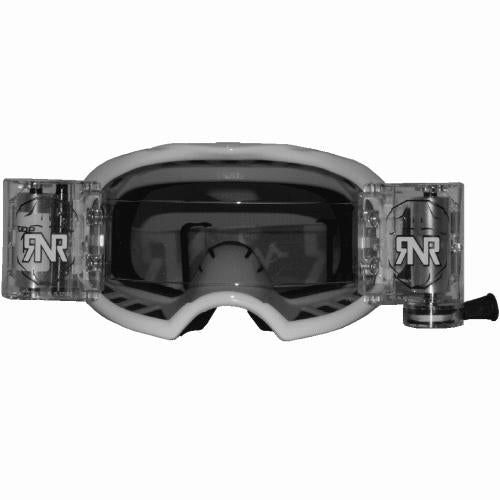 Rip-N-Roll Rnr Colossus White Wvs 48MM, White Goggle, Wide Vision System, GXC22, Roll & Tear Off