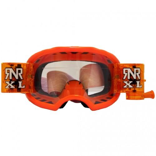 Rip-N-Roll Rnr Colossus Orange XL Roll & Tear Off, Orange Goggle, 36MM Roll Off, GX46XL, Roll & Tear Off