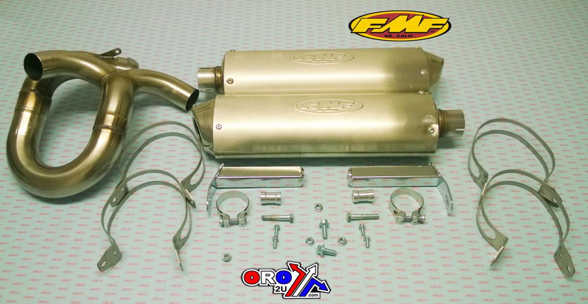 FMF Exhausts End of Line Powercore 4 Dual Exhaust Silencer 09-11 Polaris RZR 800 S - Fmf 045283