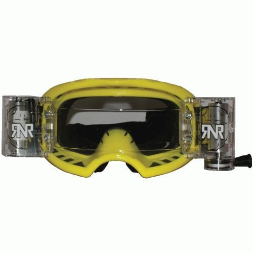 Rip-N-Roll Rnr Colossus Yellow Wvs 48MM, Yellow Goggle, Wide Vision System, GXX48, Roll & Tear Off