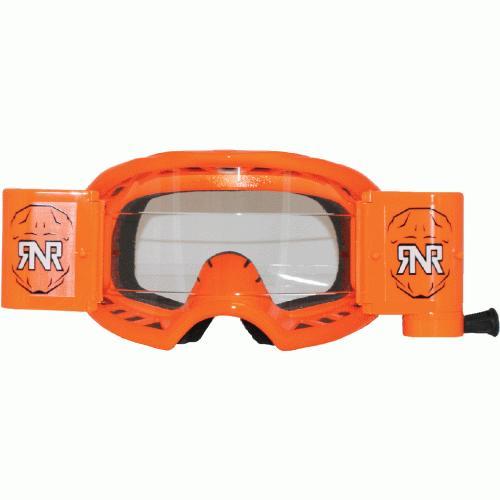 Rip-N-Roll Rnr Colossus Neon Orange Wvs 48MM, Neon Orange Goggle, Wide Vision System, GXX66, Roll & Tear Off