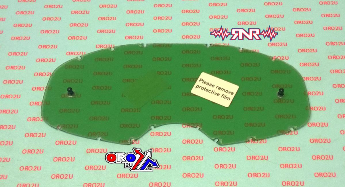 Rip-N-Roll Colossus Tear Off Lens Green, Anti Fog, Anti Scratch, LG00