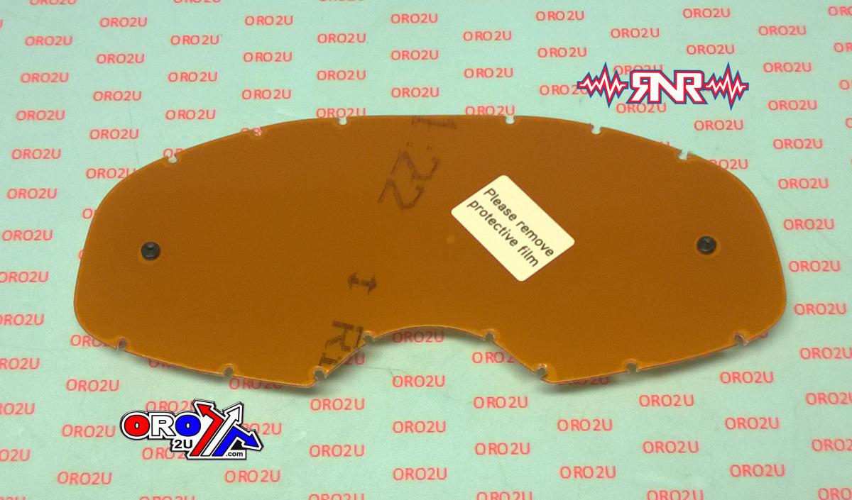 Rip-N-Roll Colossus Tear Off Lens Orange, Anti Fog, Anti Scratch, LO00