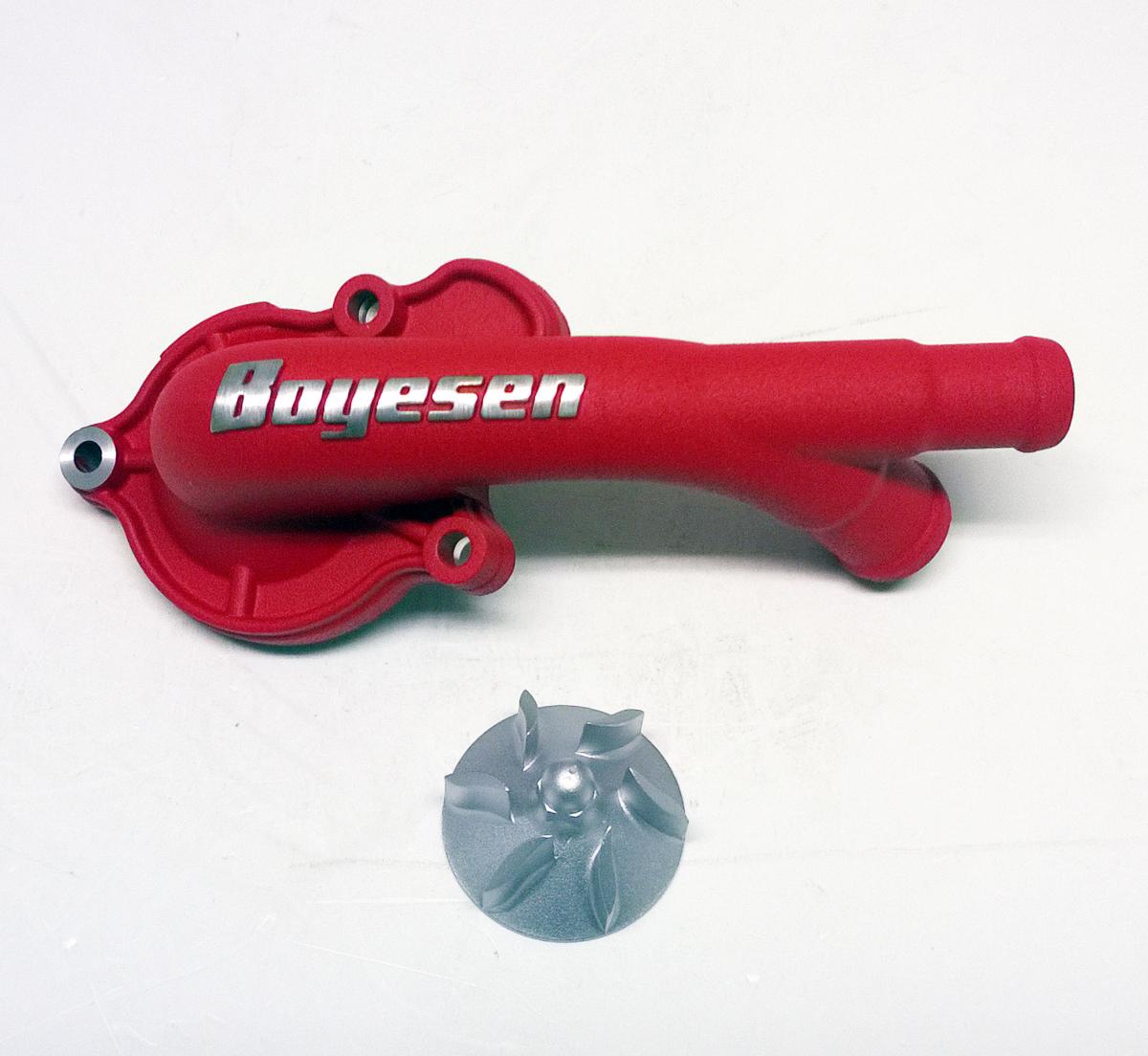 Boyesen Water Pump Cover 17-20 CRF450R, Supercooler Boyesen Wpk-06cr, Red