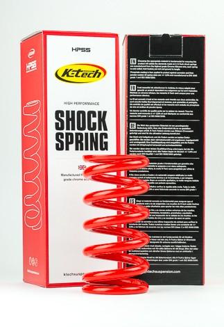 K-Tech Suspension Shock Absorber Spring -60n (53/56x245) Red, 5356-245-60, High Performance Shock Spring, K-tech Suspension