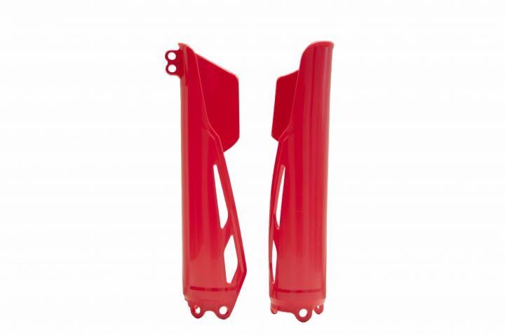 Rtech Plastics Lower Fork Guards CRF-r/CRF-rx/CRF-x 19-25, Red, Rtech R-pscrfrs0019