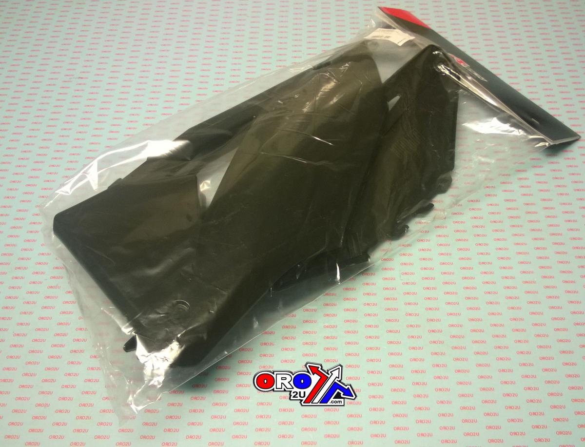Rtech Plastics Side Panels 2019-23 KX450 Black, Rtech R-fikxfnr0019