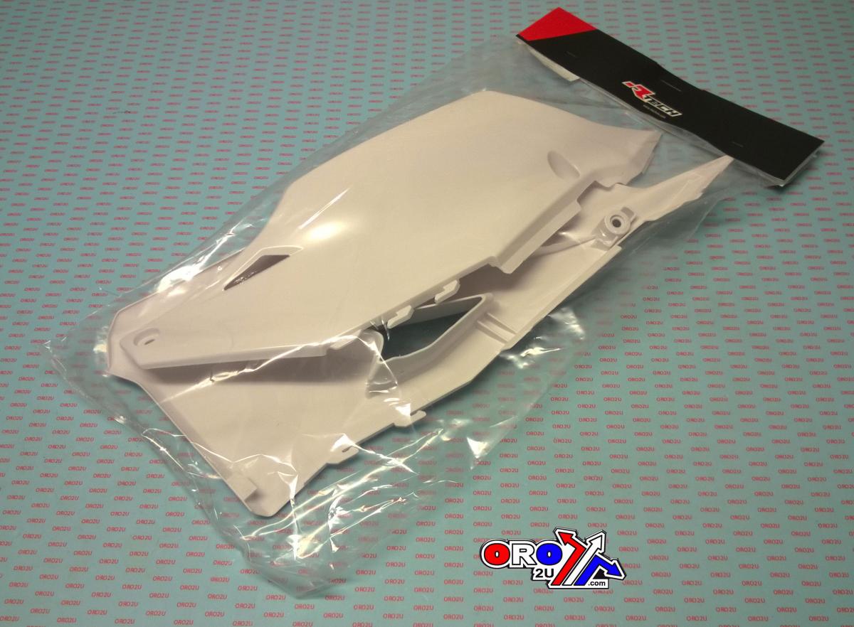 Rtech Plastics Side Panels 2019-23 KX450 White, Rtech R-fikxfbn0019