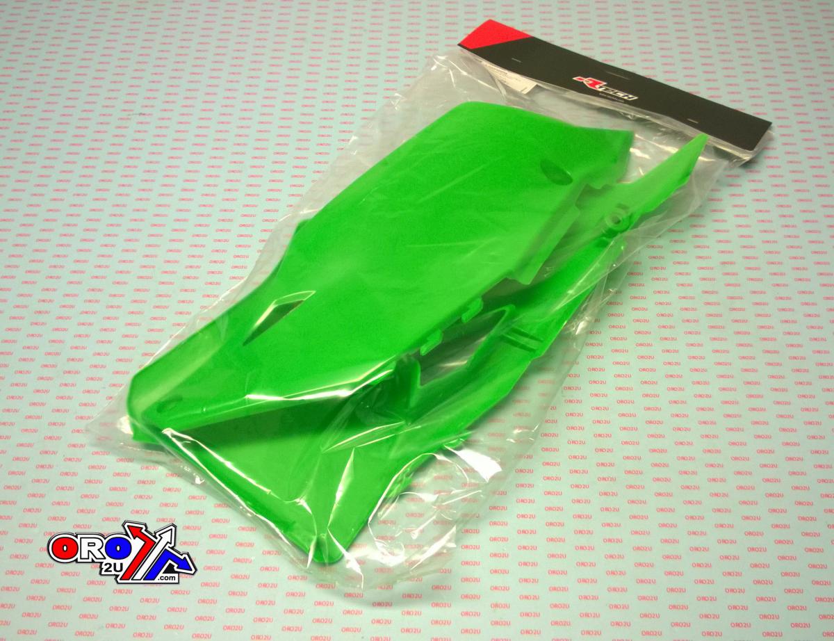 Rtech Plastics Side Panels 2019-23 KX450 Neon Green, Rtech R-fikxfvf0019