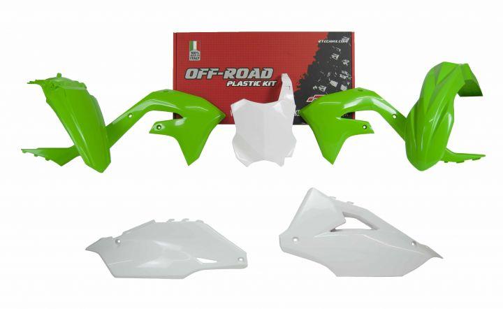Rtech Plastics Plastic Kit/5 2019-23 KX450F Oem Colour 19, Rtech R-kitkxf-oem-599