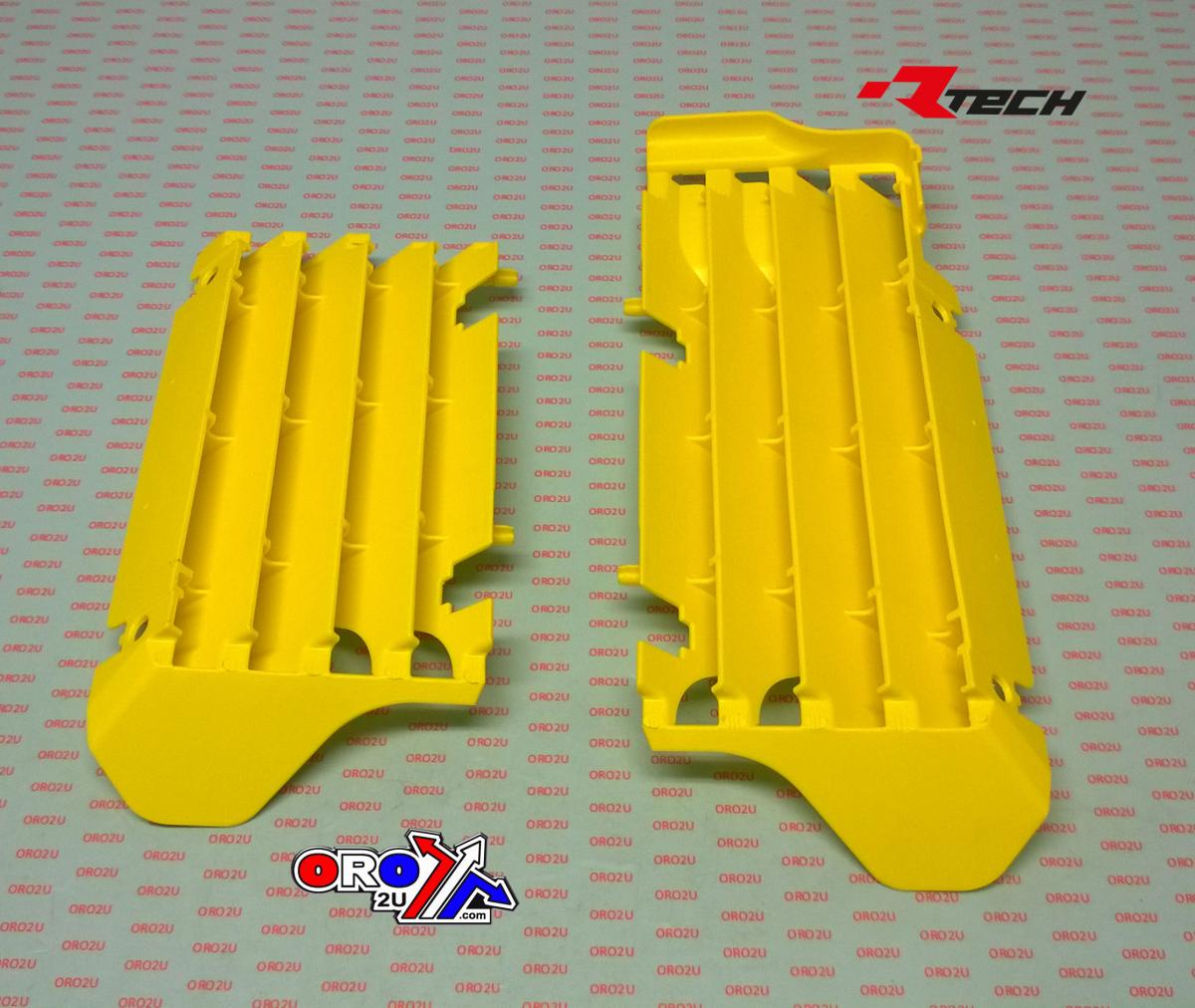 Rtech Plastics Rad Louvers Oversize Yellow RM-z450 18-25, Rtech R-grrmzgi0018