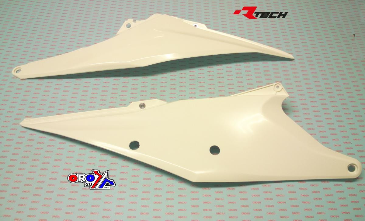 Rtech Plastics Side Panels 2019-22 KTM SX/SX-F, White, Rtech R-fiKTMbn0019, SX/SX-F/XC/XC-F 2019-21 Oem Colour