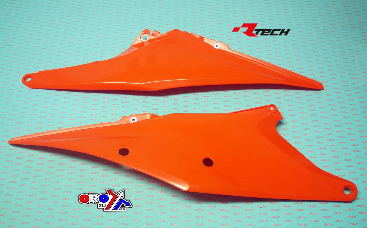Rtech Plastics Side Panels 2019-22 KTM SX/SX-F, Orange, Rtech R-fiKTMar0019, EXC/EXC-f/XC-w/XCF-W 2020 Oem Colour