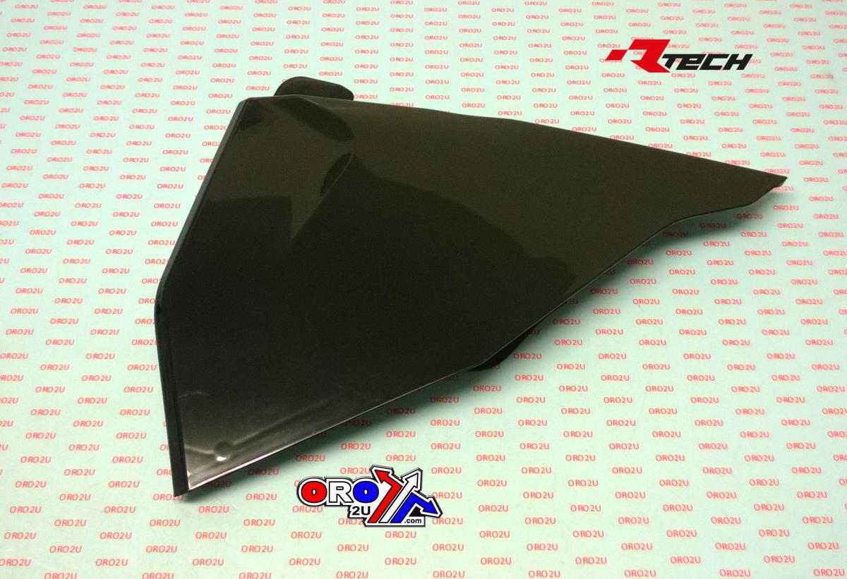 Rtech Plastics Air Box Side Panel 2019-22 KTM SX/SX-F, Black, Rtech R-fiKTMnrsx19