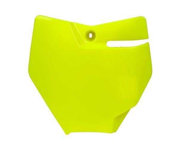 Rtech Plastics Front Number Plate 18-24 KTM85 SX, Neon Yellow, Rtech R-tbKTMgf0185, Gasgas MC 85 2021-2024
