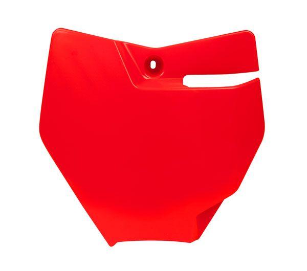 Rtech Plastics Front Number Plate 18-24 KTM85 SX, Neon Orange, Rtech R-tbKTMan0185, Gasgas MC 85 2021-2024