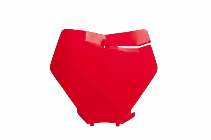 Rtech Plastics Front Number Plate 2019-22 KTM SX/SX-F, Neon Orange, Rtech R-tbKTMan0019