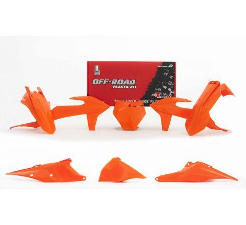 Rtech Plastics Plastic Kit/6 2019-22 KTM SX/SXF, Orange, Rtech R-kitKTM-ar0-599