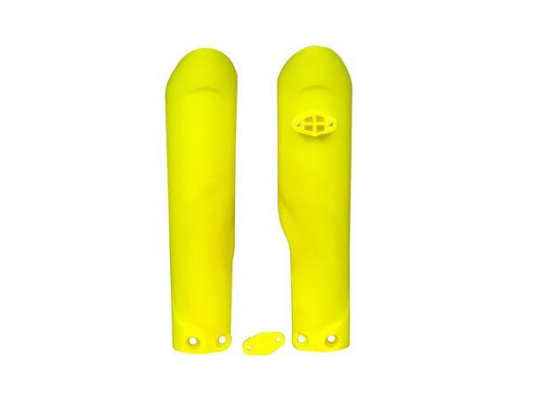 Rtech Plastics Lower Fork Guards 18-25 KTM85 SX, TC85 18-21, Lemon Yellow, Rtech R-psKTMgq0185
