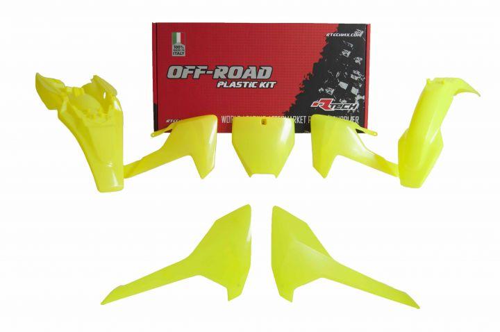 Rtech Plastics Plastic Kit/5 17-23 TC65, Neon Yellow, Rtech R-kithsq-gf0-565