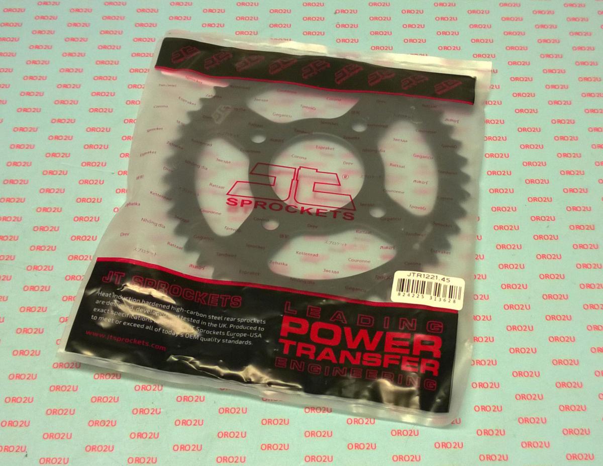 JT Rear Sprocket Jtr1221.45 Steel Black