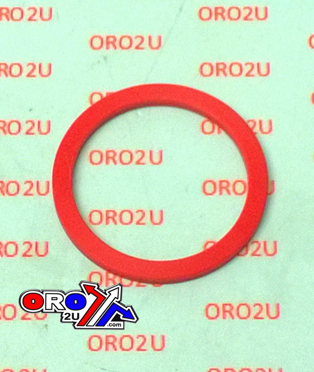 K-Tech Suspension Front Fork Spring Spacer, 47/48mm (43x35x3mm) - Red, Hptp Ff, Spacer-ff-4303