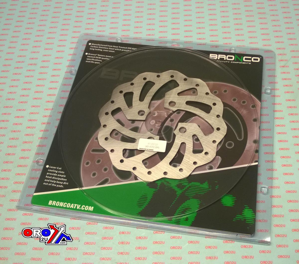 Bronco Disc Brake Rotor Rear YFZ450R 16-18, Bronco at-05729 Yamaha ATV